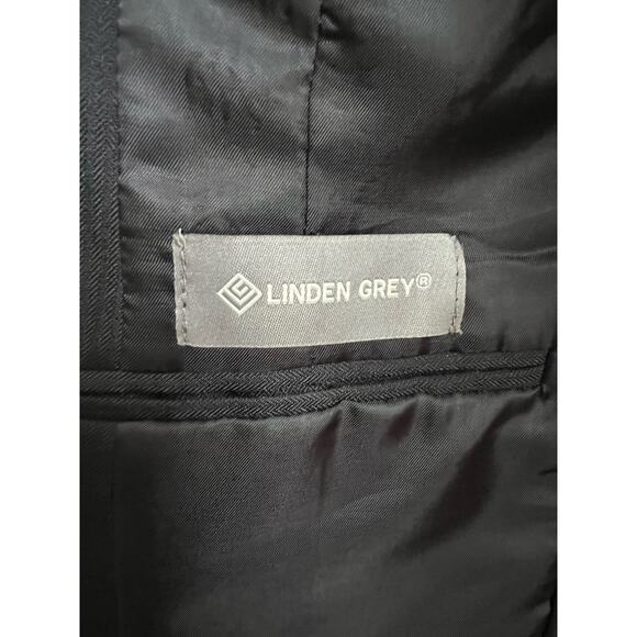 Linden Grey Women's Classic Black Button Up Blazer Regular Size 2 - Picture 6 of 10